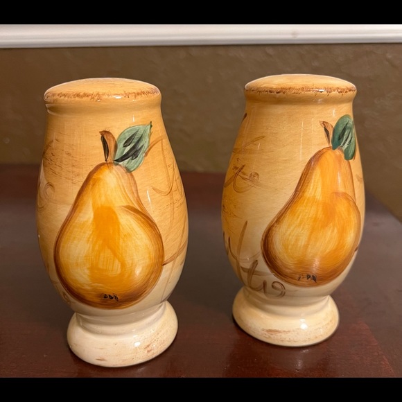 Vintage Oil & Vinegar Ceramic Cruet Set with Salt & Pepper, El Camino Brand - Picture 7 of 10